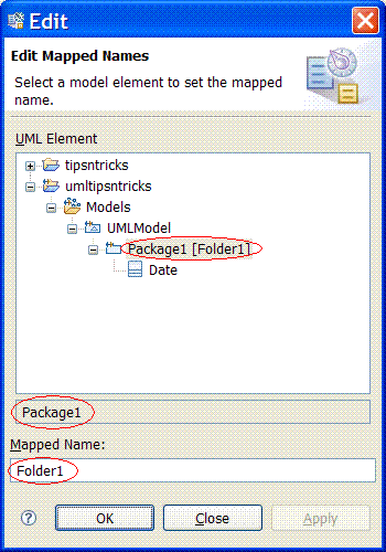 Edit Mapping Model