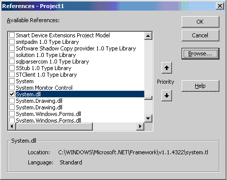 使用.NET Framework从VB6中访问事件日志